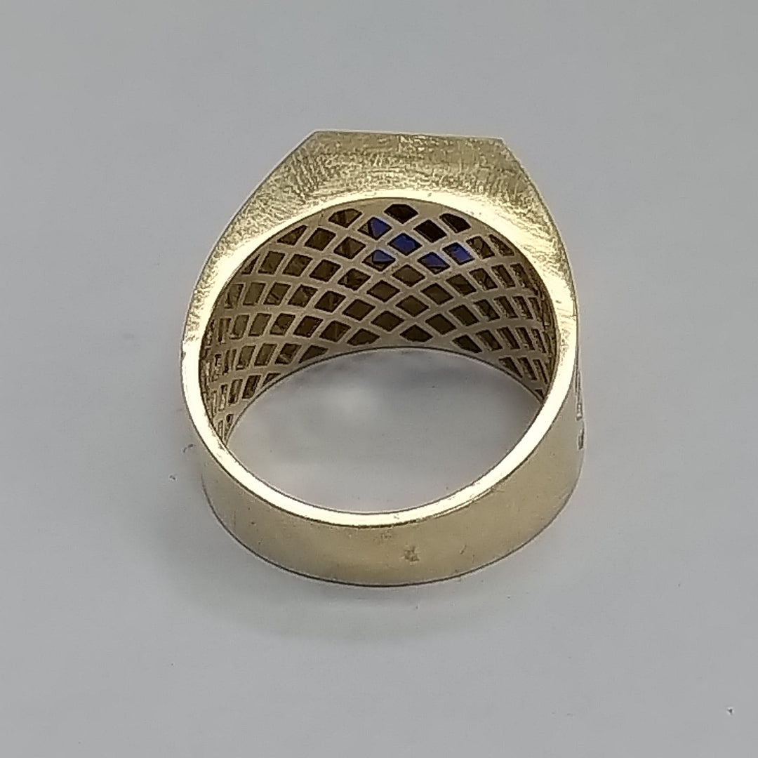 ANILLOS CABALLERO ORO 10K 8.1 (NUEVO)