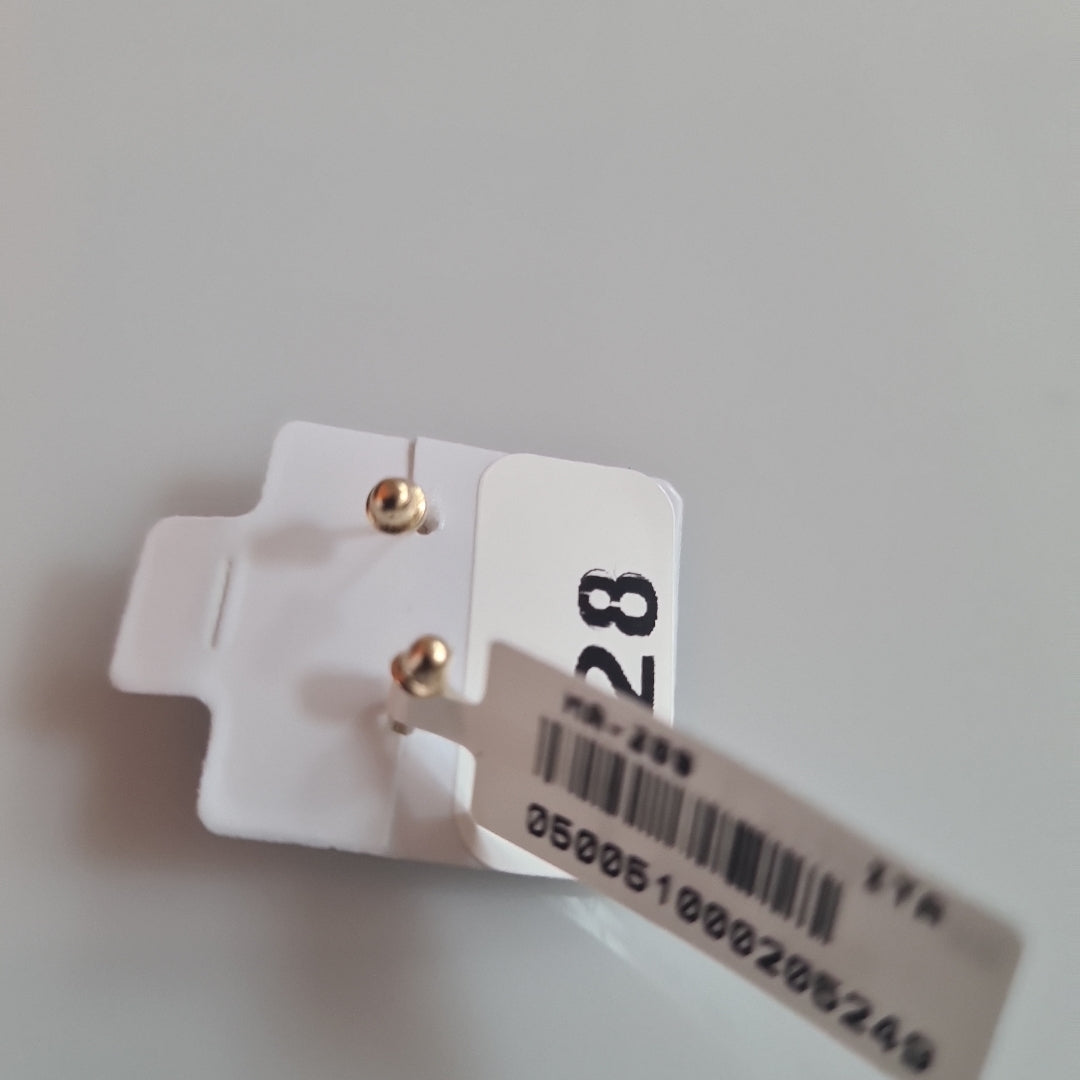 BROQUELES ORO 14K 1 (NUEVO)