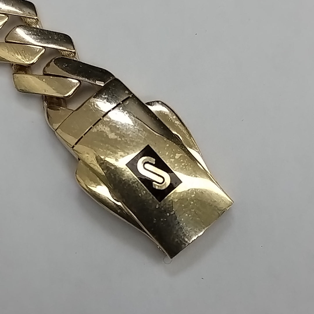PULSERA MONACO ORO 14K 9 (NUEVO)