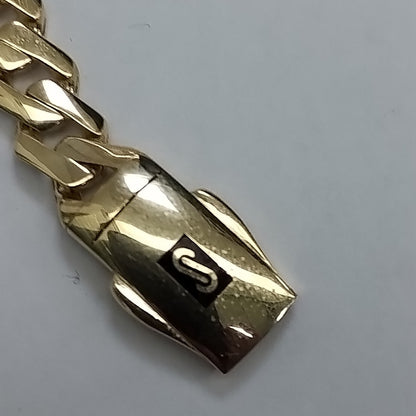 PULSERA CABALLERO MONACO ORO 14K 7.8 (NUEVO)