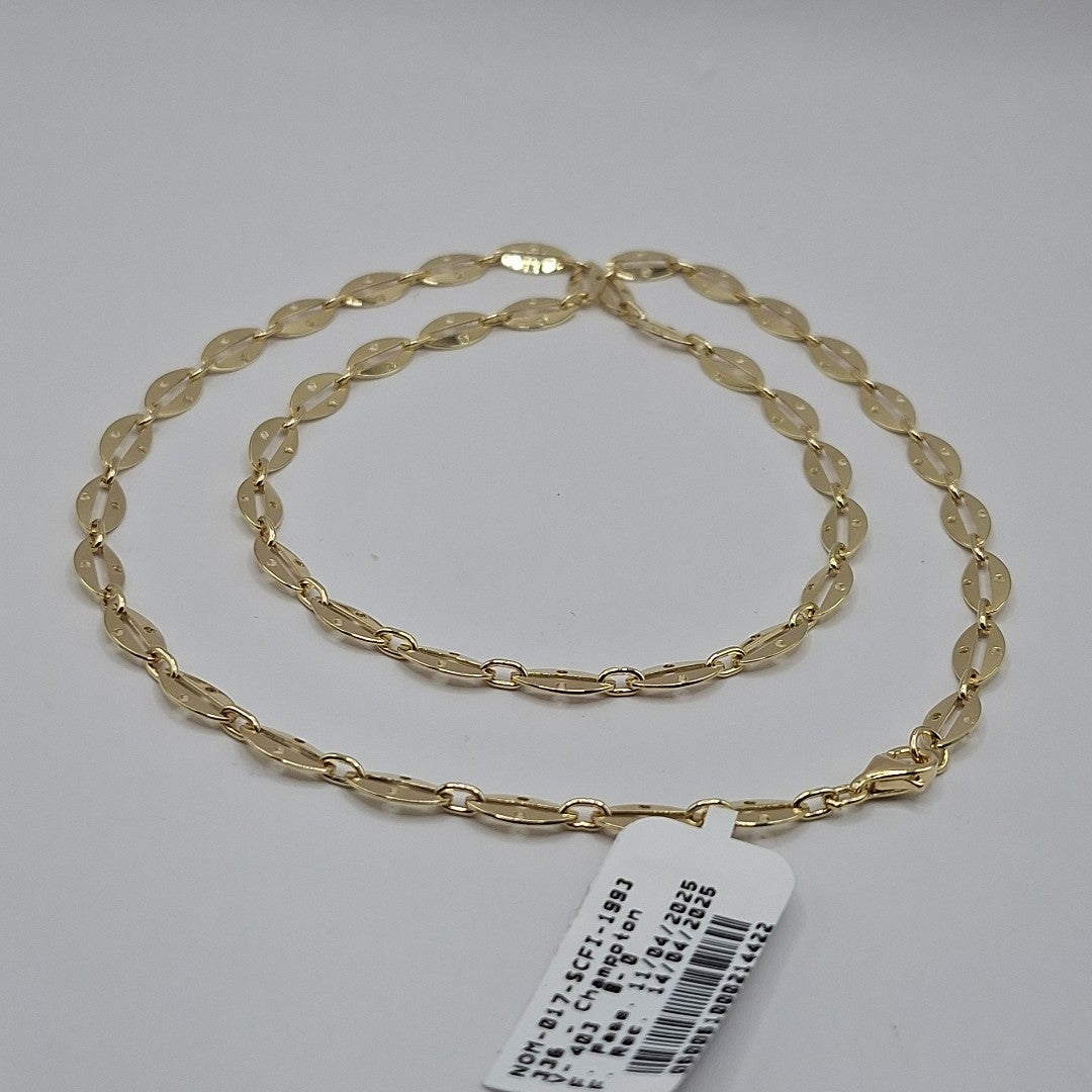 GARGANTILLAS ORO 14K 10 (NUEVO)