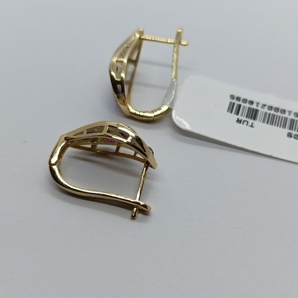 BROQUELES ORO 14K 3.8 (NUEVO)