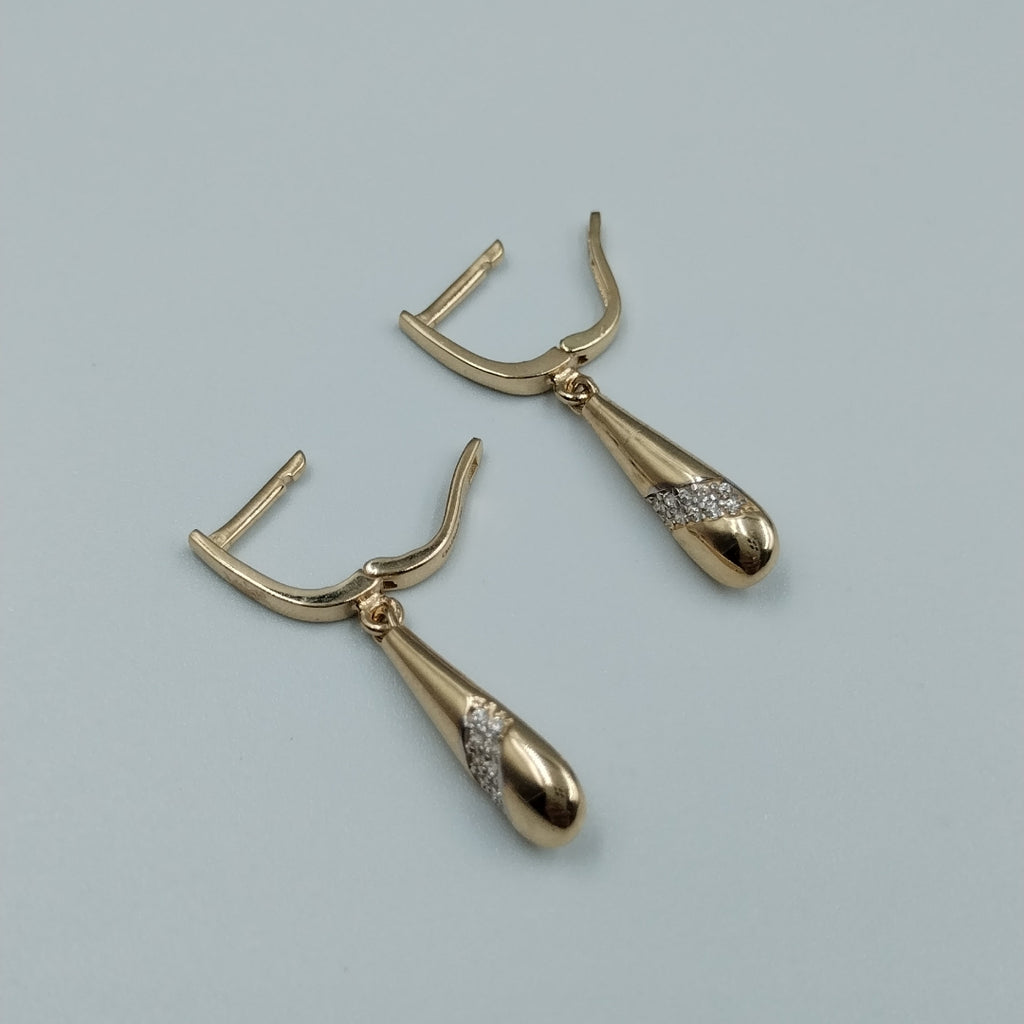 BROQUELES ORO 14K 2.6 (NUEVO)