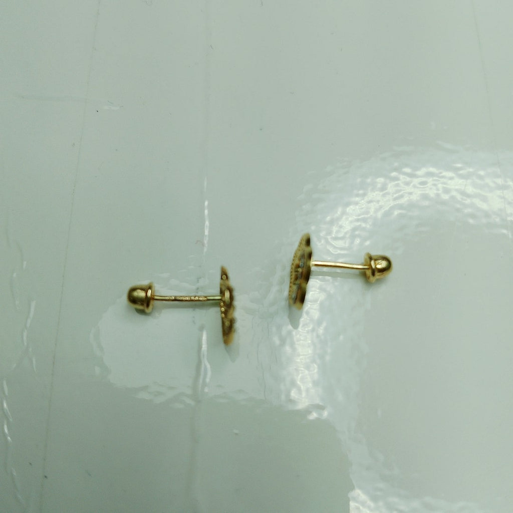 BROQUELES ORO 14K 1 (NUEVO)