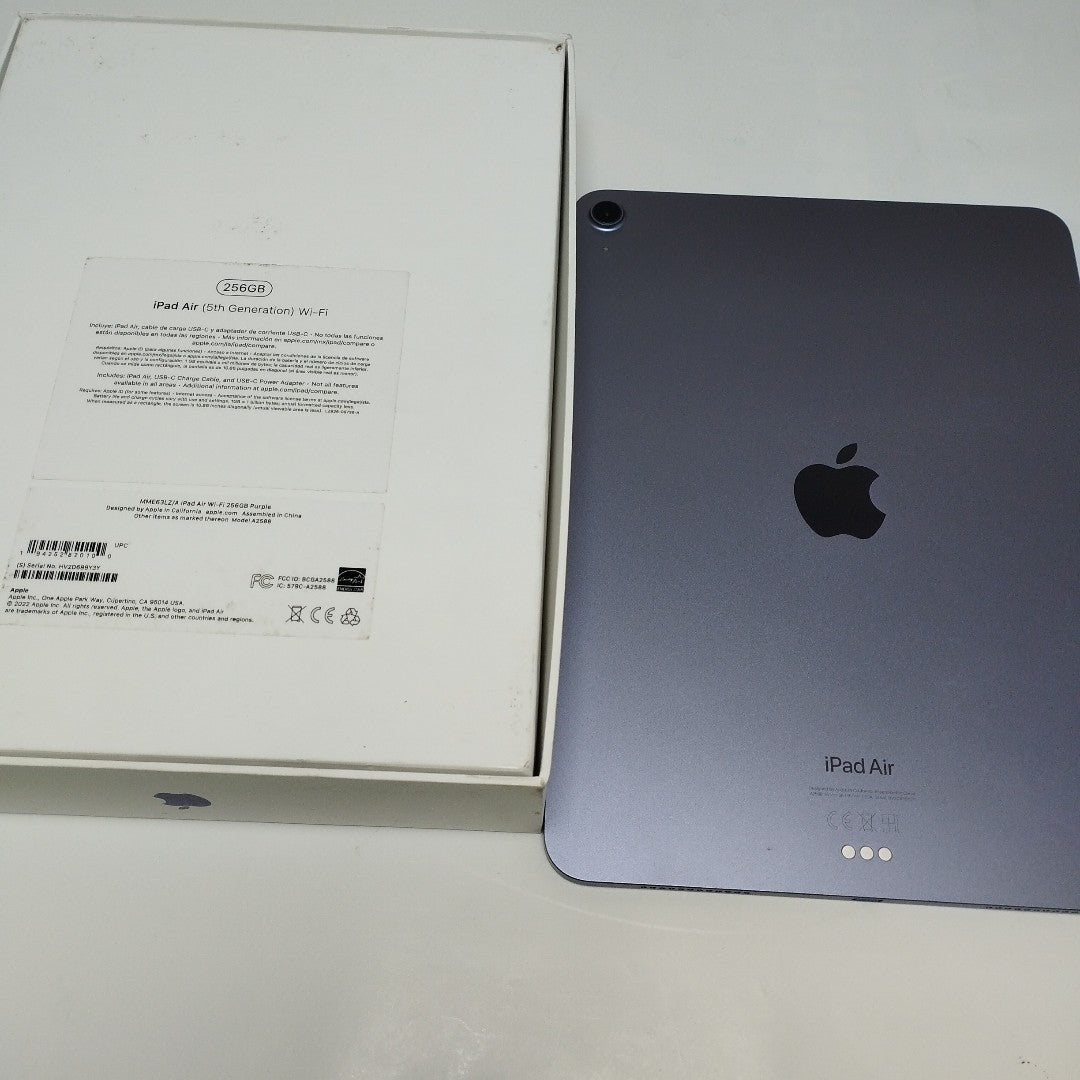 TABLETA APPLE IPAD AIR 5 A2588 256 GB 8 GB RAM (SEMINUEVO)
