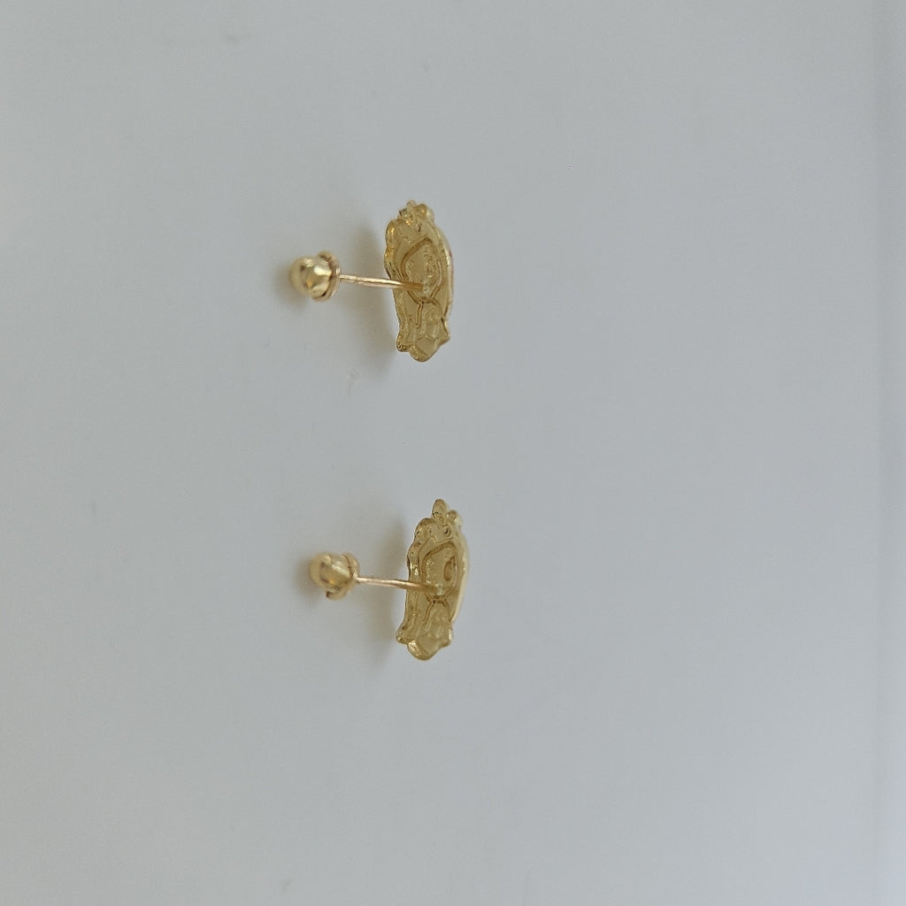 BROQUELES ORO 10K 1 (NUEVO)