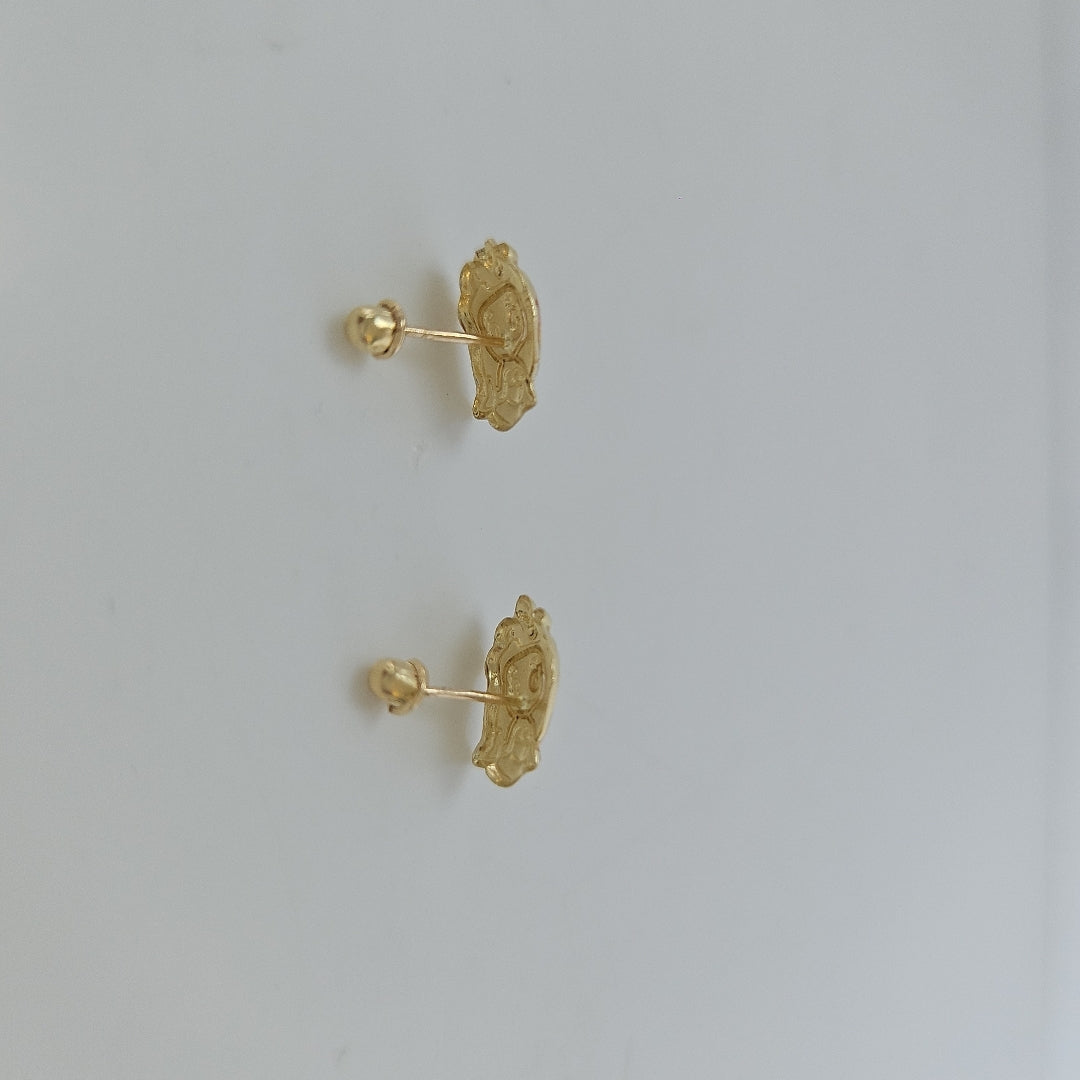 BROQUELES ORO 10K 1 (NUEVO)