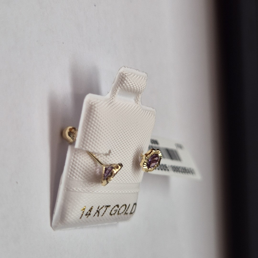 BROQUELES ORO 14K 1 (NUEVO)