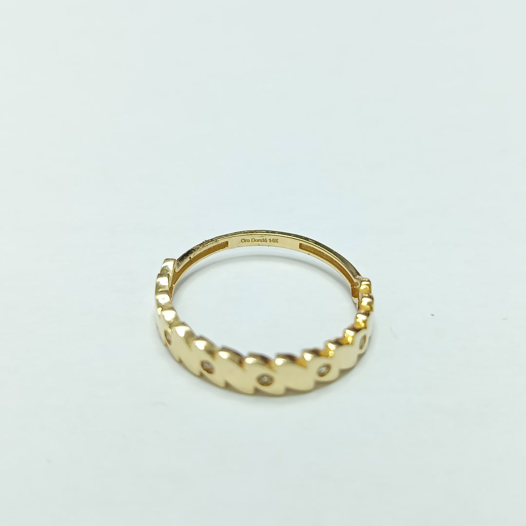 ANILLOS DAMA ORO 14K 1.6 (NUEVO)