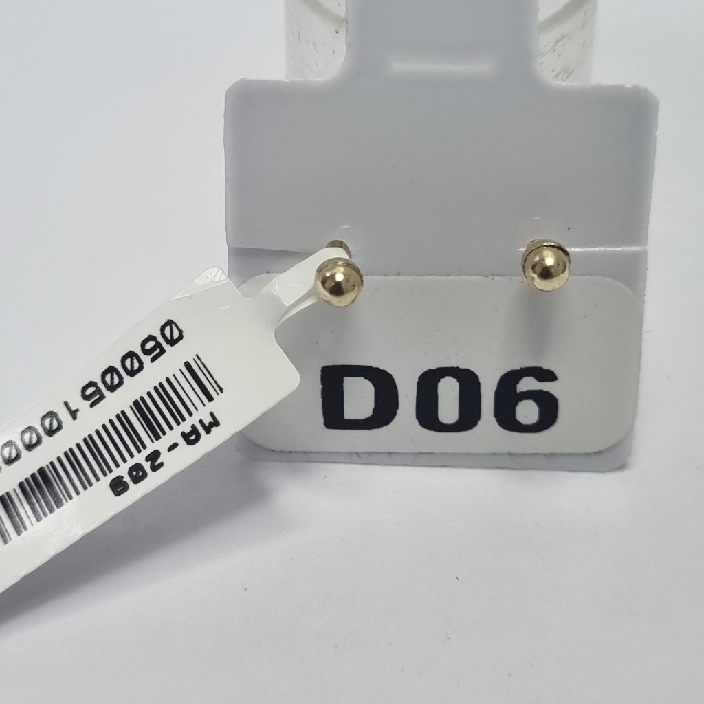 BROQUELES ORO 10K 1 (NUEVO)