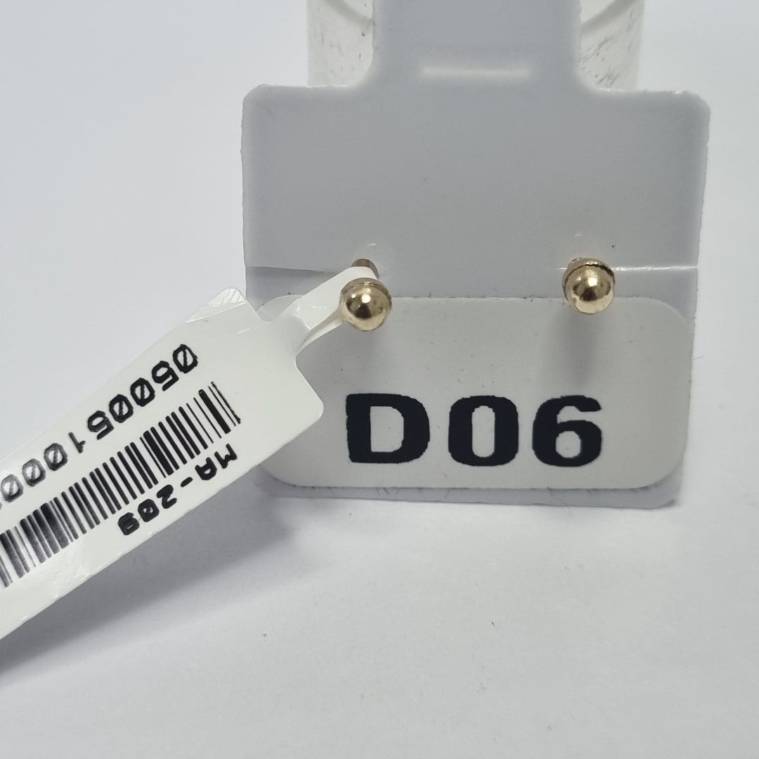 BROQUELES ORO 10K 1 (NUEVO)