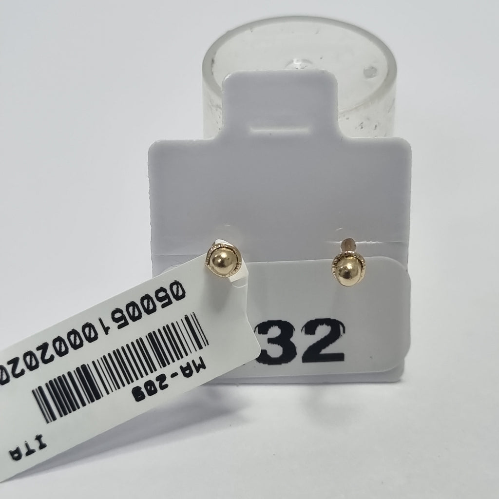 BROQUELES ORO 10K 1 (NUEVO)