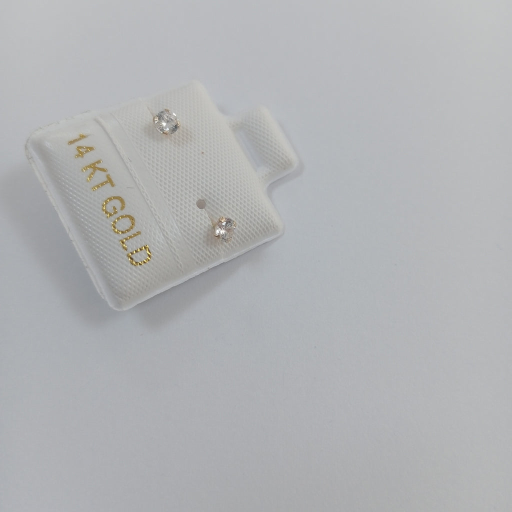 BROQUELES ORO 14K 1 (NUEVO)