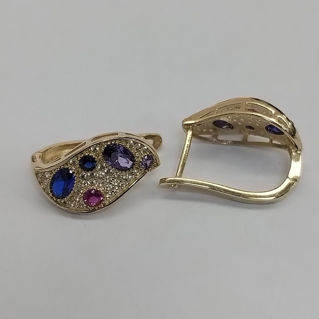 BROQUELES ORO 14K 3.9 (NUEVO)