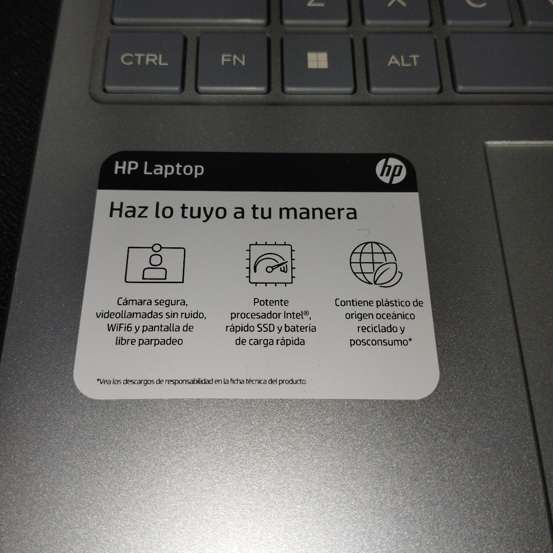 LAPTOP HP 15-FD0000LA (2023) 512 GB SSD 8 GB RAM (SEMINUEVO)