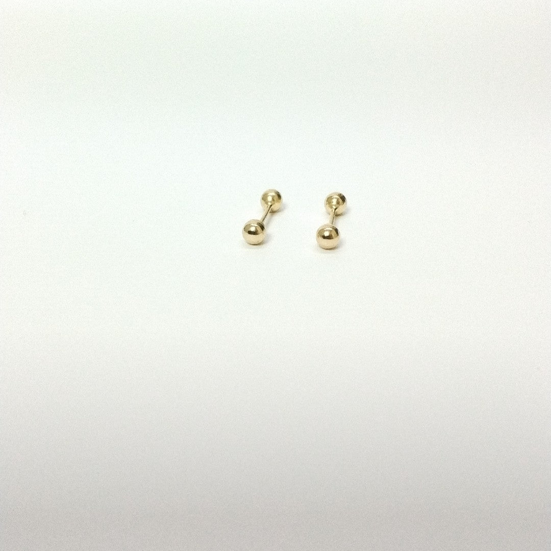 BROQUELES ORO 14K 1 (NUEVO)