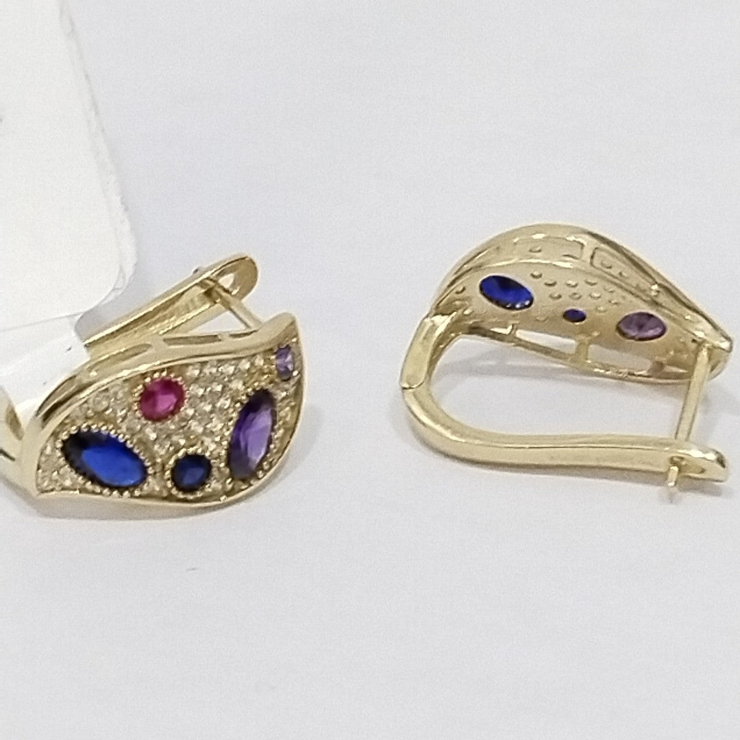 BROQUELES ORO 14K 3.9 (NUEVO)