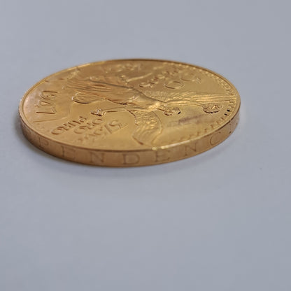 K1 41,60 GRMS - DTO. 0,00 GRMS - 21 K - AVALÚO 79372,80 * IDENTIFICACIÓN  MONEDA NOMINATIVA * MONEDAS PESOS  50 PESOS (SEMINUEVO)