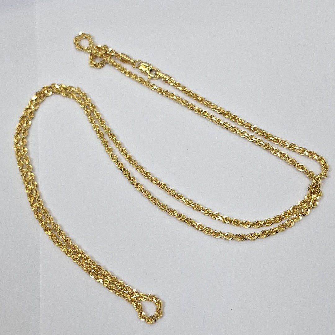 CADENAS TORSAL ORO 14K 7.6 (NUEVO)