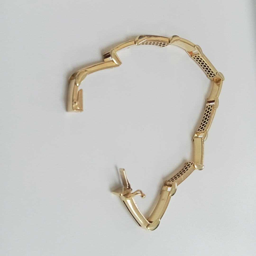 PULSERAS CABALLERO ORO 14K 13.1 (NUEVO)