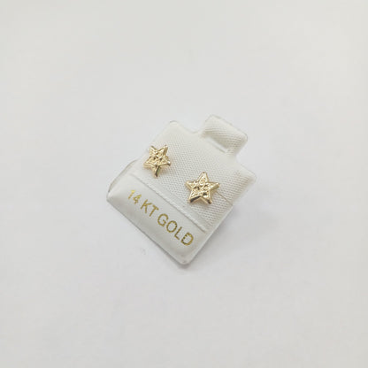 BROQUELES ORO 14K 1 (NUEVO)