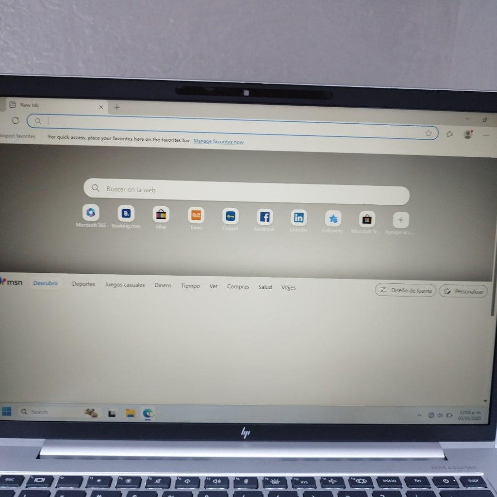 LAPTOP HP ELITEBOOK 840 G10 (2024) 512 GB SSD 16 GB RAM (SEMINUEVO)