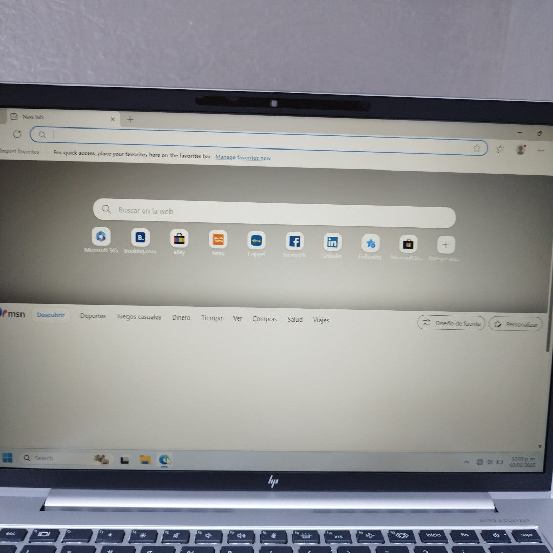 LAPTOP HP ELITEBOOK 840 G10 (2024) 512 GB SSD 16 GB RAM (SEMINUEVO)