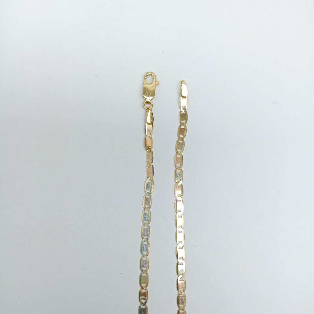 CADENAS VALENTINA/ESPEJO ORO 14K 6.6 (NUEVO)