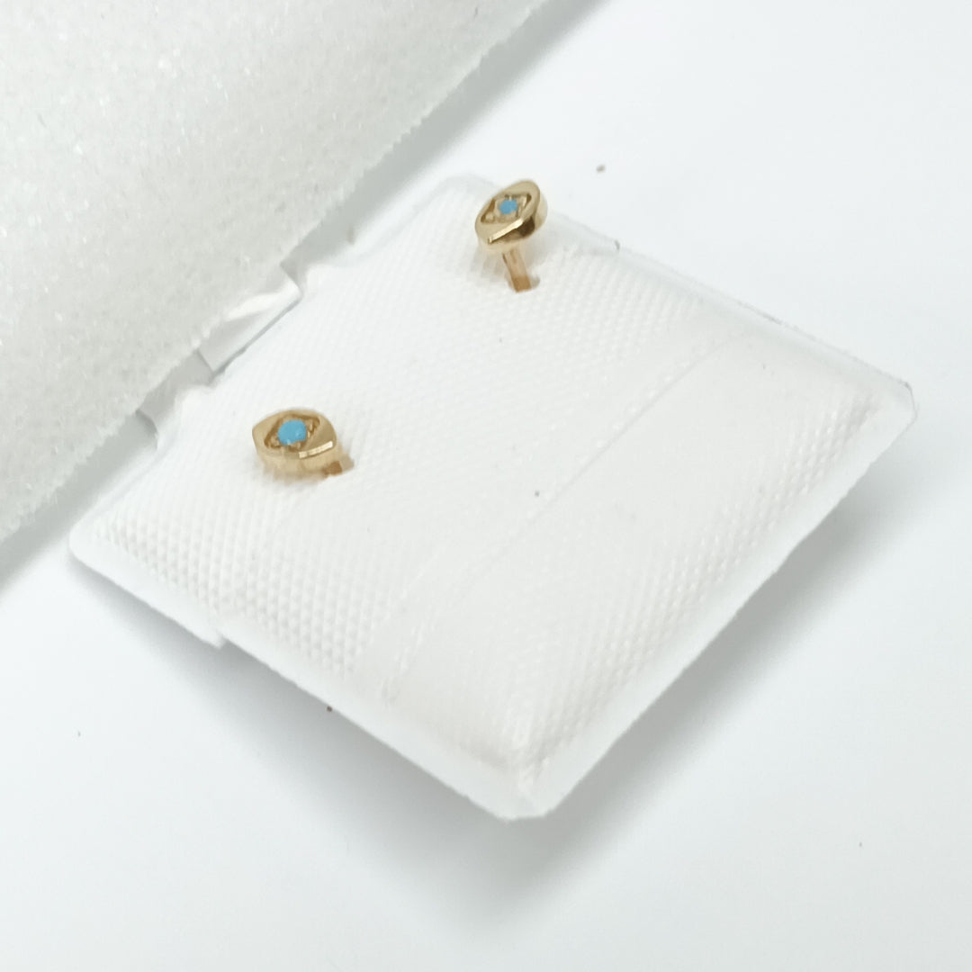 BROQUELES ORO 14K 1 (NUEVO)