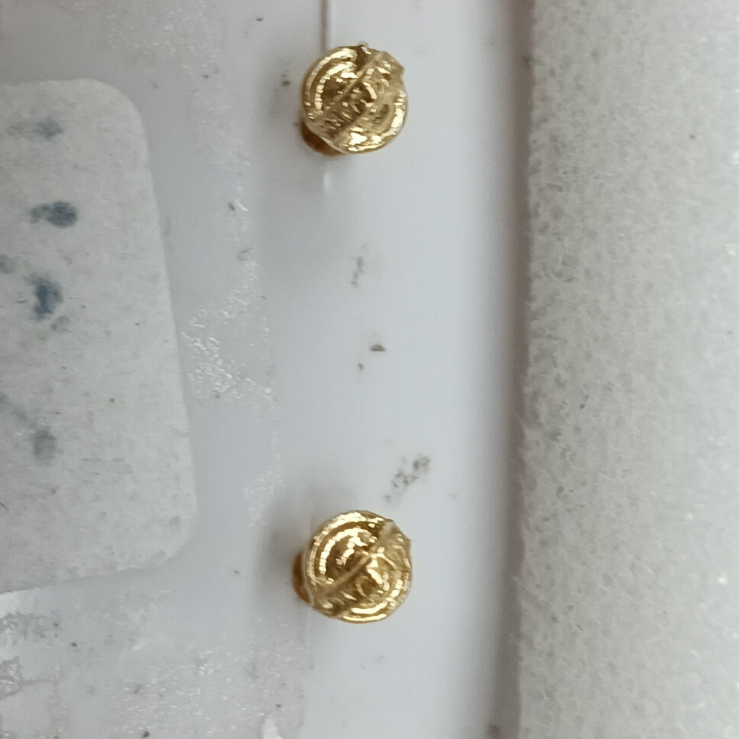 BROQUELES ORO 14K 1 (NUEVO)