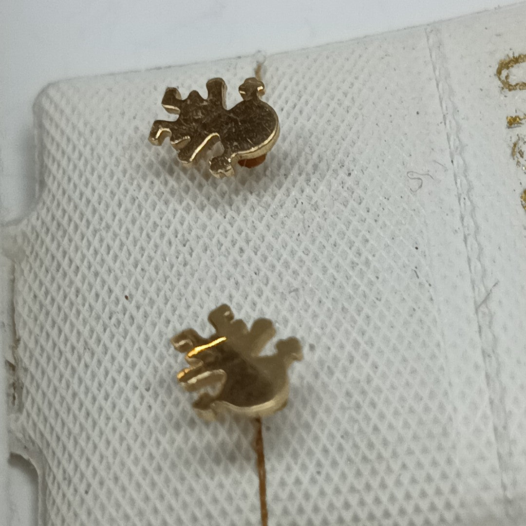 BROQUELES ORO 14K 1 (NUEVO)