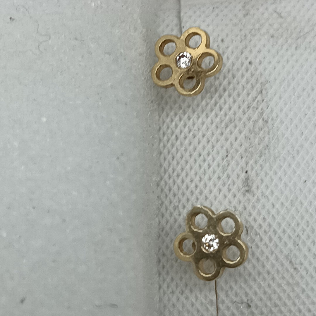 BROQUELES ORO 14K 1 (NUEVO)