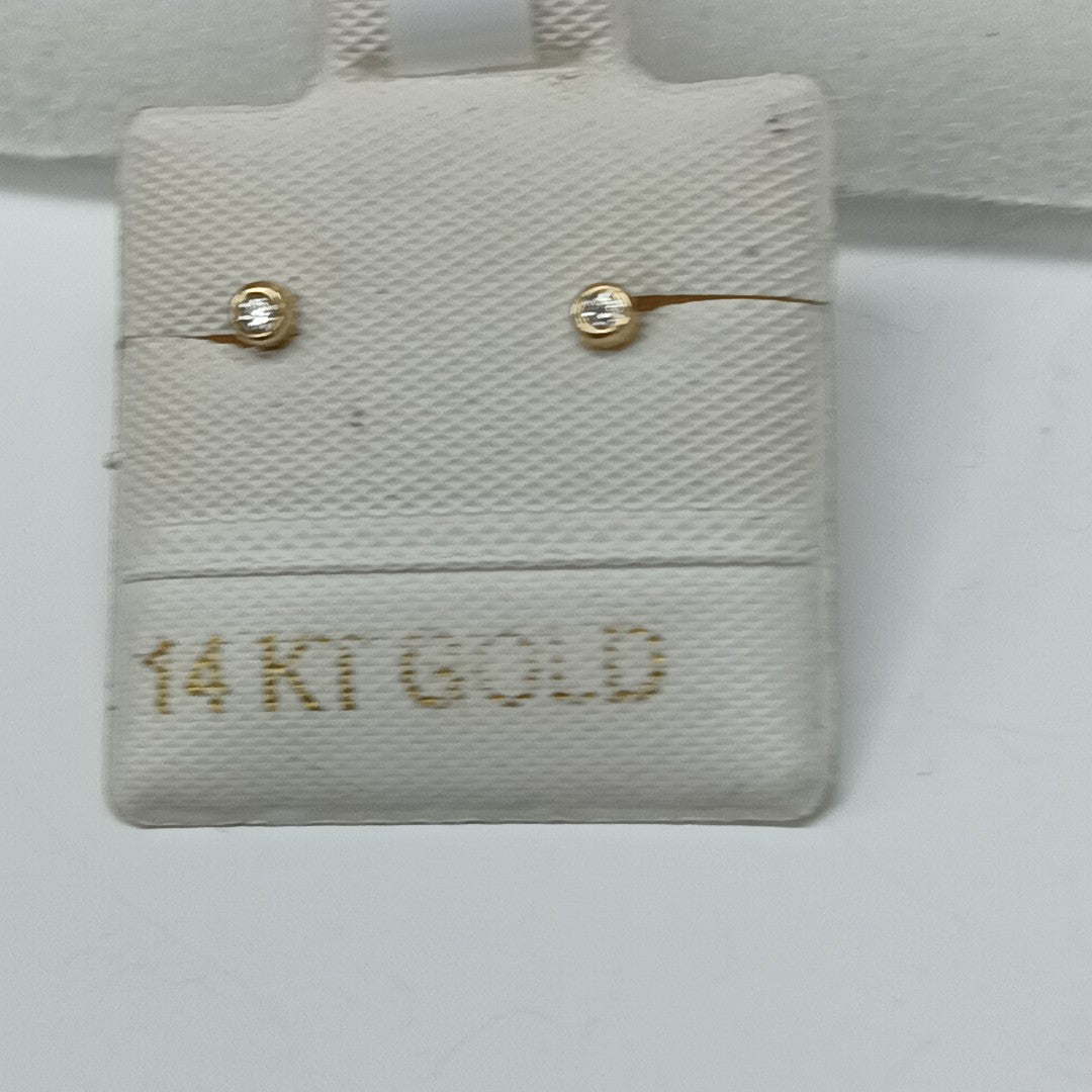 BROQUELES ORO 14K 1 (NUEVO)