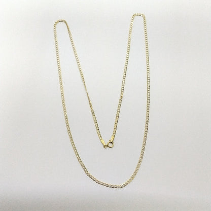 CADENAS BARBADA DIAMANTADA ORO 14K 3.4 (NUEVO)