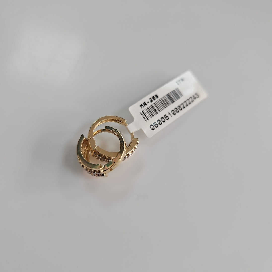 HUGGIES ORO 14K 2.3 (NUEVO)