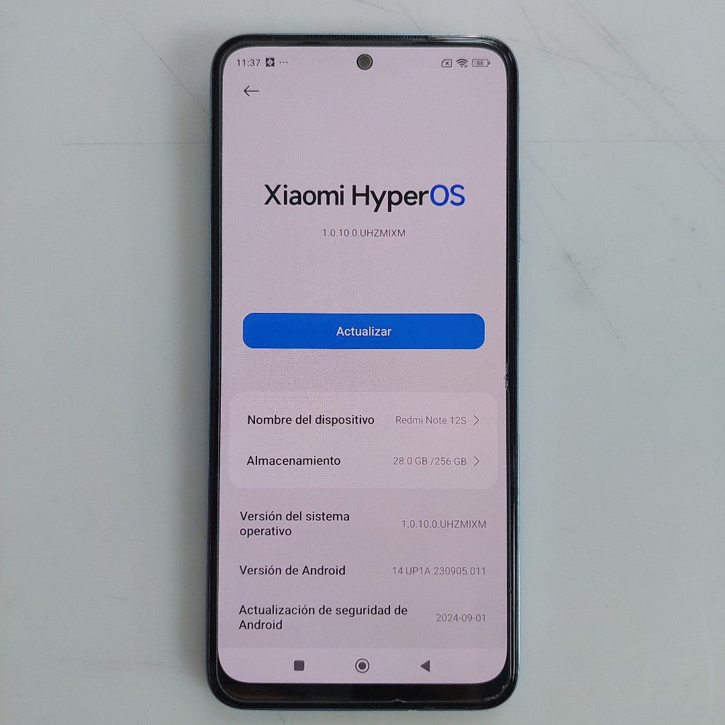 CELULAR XIAOMI REDMI NOTE 12S 2303ERA42L (2023) 256 GB 8 GB RAM (SEMINUEVO)