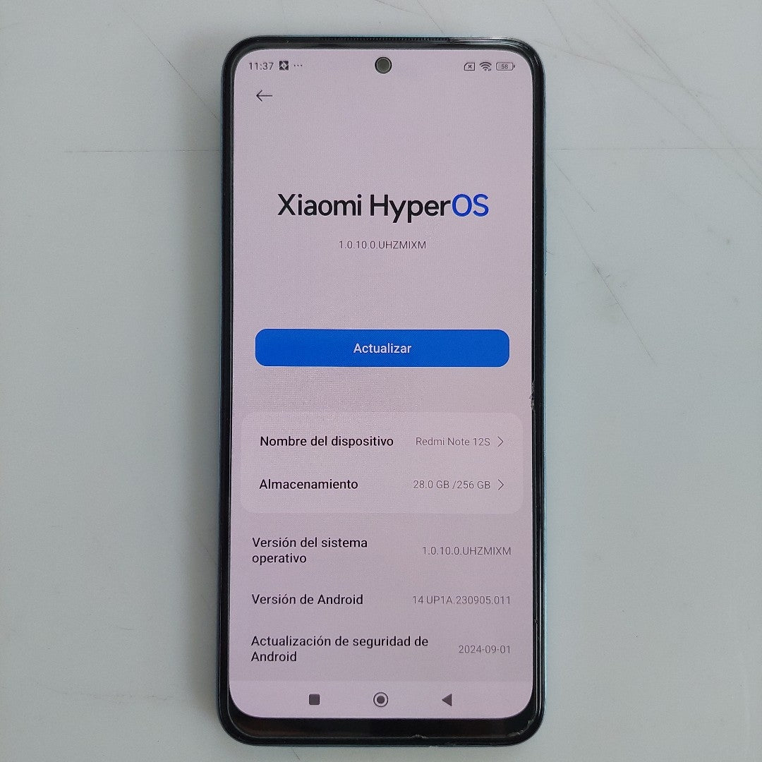 CELULAR XIAOMI REDMI NOTE 12S 2303ERA42L (2023) 256 GB 8 GB RAM (SEMINUEVO)