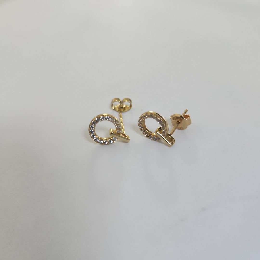 BROQUELES ORO 14K 1.5 (NUEVO)