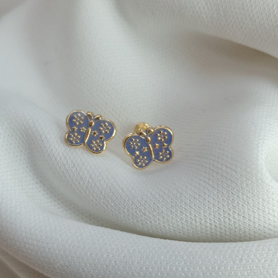 BROQUELES ORO 10K 1 (NUEVO)