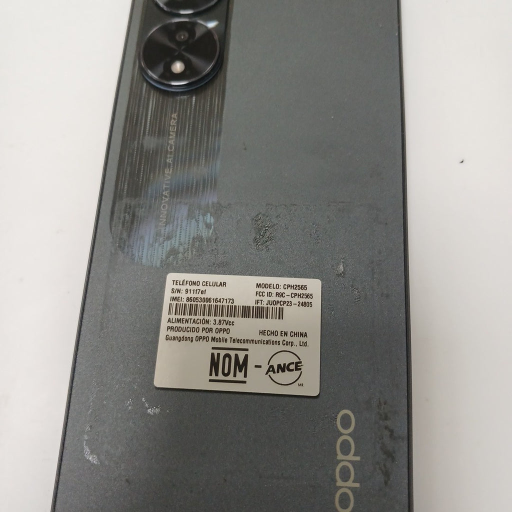 CELULAR OPPO  A78 CPH2565 (2023) 256 GB 8 GB RAM (SEMINUEVO)