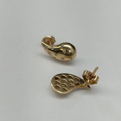 BROQUELES ORO 14K 2 (NUEVO)