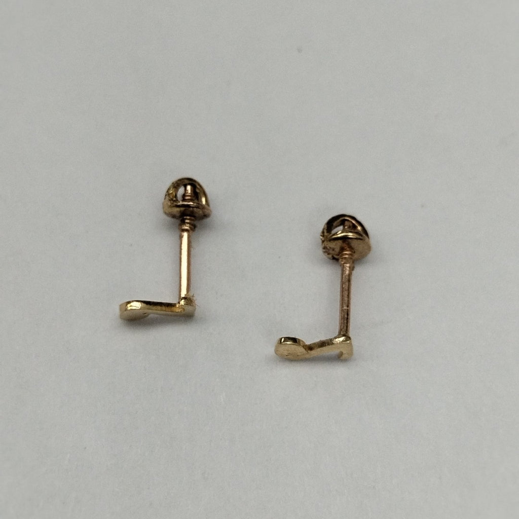 BROQUELES ORO 14K 1 (NUEVO)