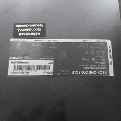 CONSOLA DE VIDEOJUEGO MICROSOFT XBOX ONE 1 TB (SEMINUEVO)