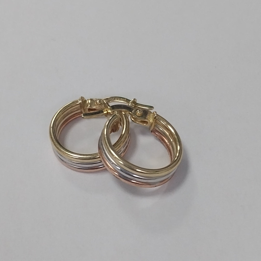 ARRACADAS ORO 14K 1.5 (NUEVO)