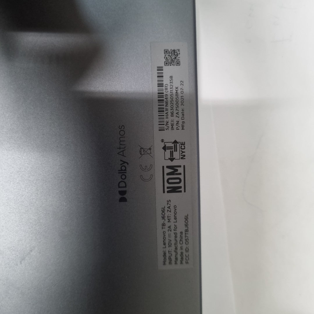 TABLETA LENOVO TAB P11 TB-J606L (2022) 128 GB 4 GB RAM (SEMINUEVO)