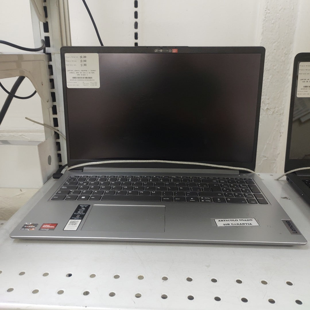 LAPTOP LENOVO IDEAPAD 1 15AMN7 (2023) 256 GB SSD 8 GB RAM (SEMINUEVO)