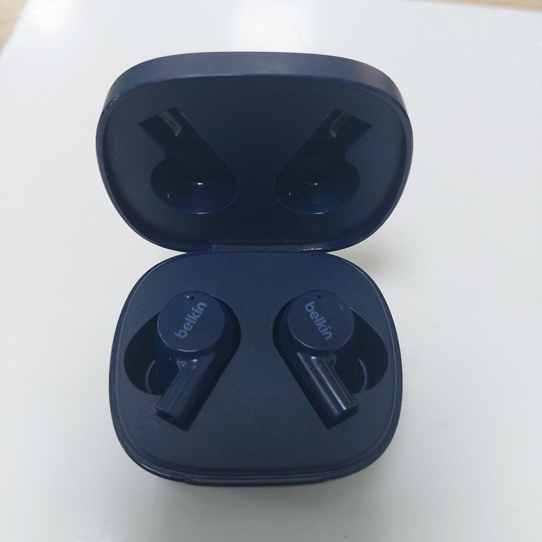 AUDIFONOS BELKIN SOUNDFORM RISE AUC004 INALAMBRICO IN EAR (SEMINUEVO)