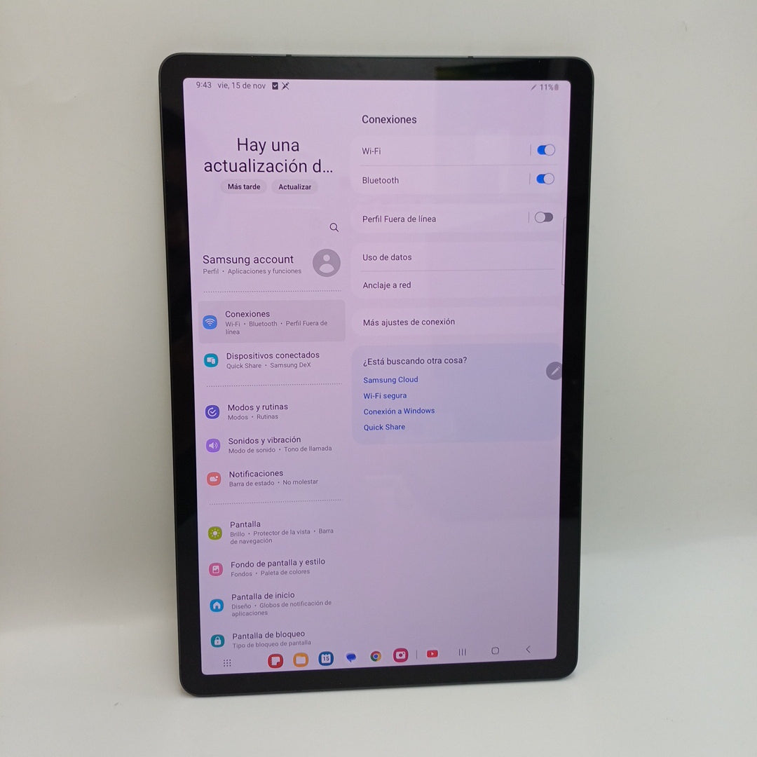 TABLETA SAMSUNG GALAXY TAB S9 SM-X710 (2023) 256 GB 12 GB RAM (SEMINUEVO)