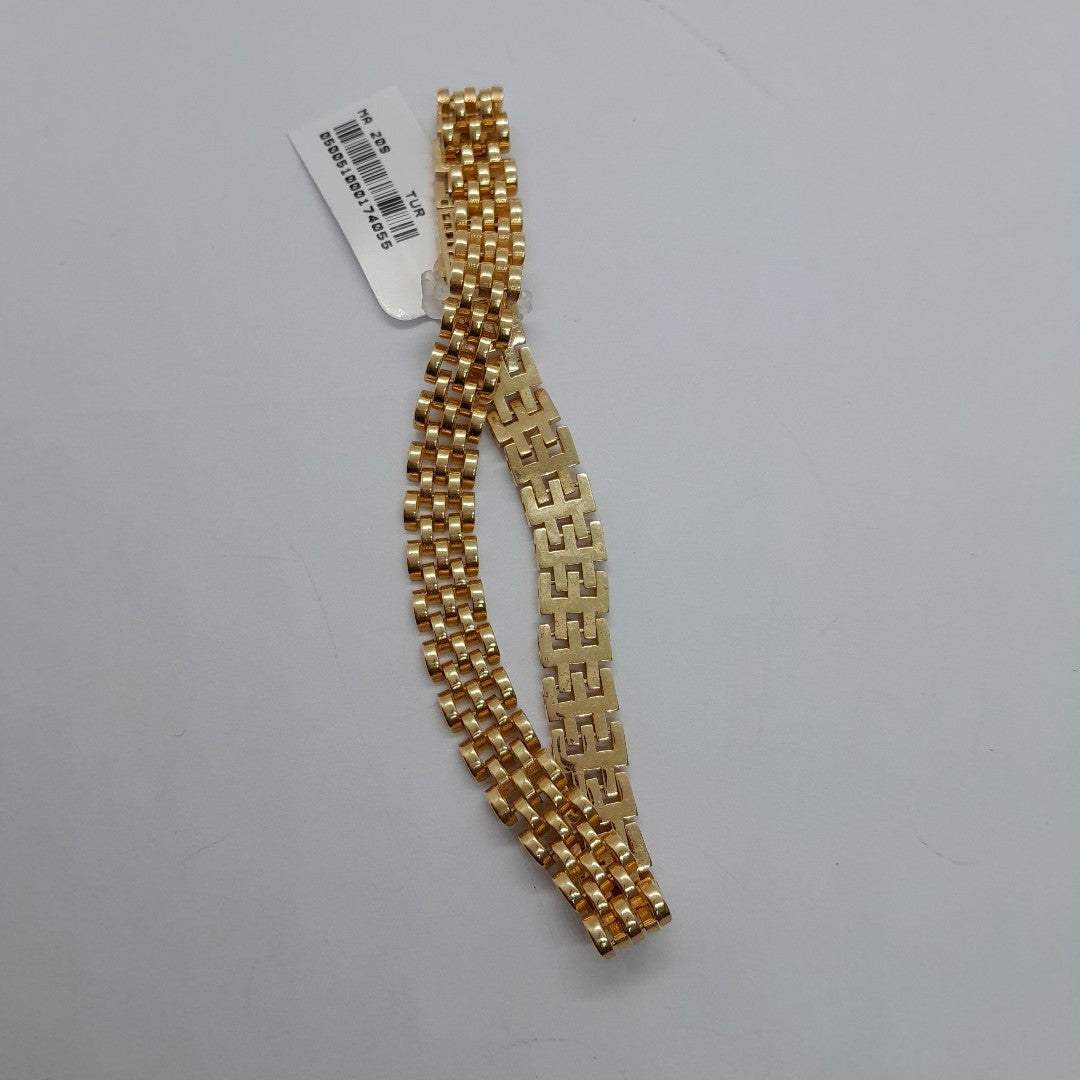 PULSERAS CABALLERO ORO 14K 18.4 (NUEVO)