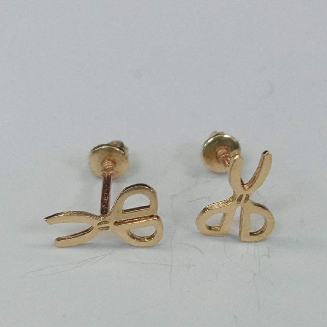BROQUELES ORO 14K 1 (NUEVO)